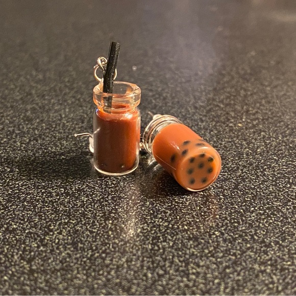 Boba Earrings - Six colors, handmade - Picture 2 of 7